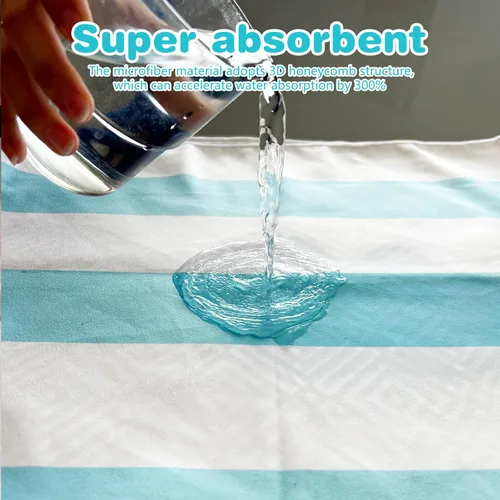 Miniatura 4 de PY SUPER MODE Paquete de 2 toallas de playa de microfibra de secado rápido de 75 x 35 pulgadas, toallas de baño de gran tamaño, ligeras, suaves