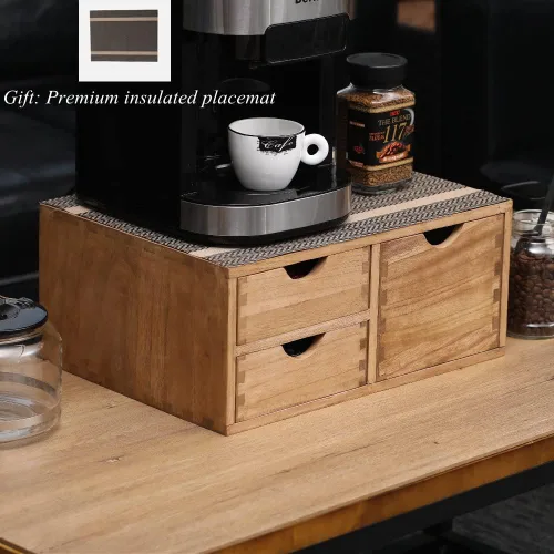 Miniatura 7 de DDYURI Cajones de Almacenamiento de Cápsulas de Café para Soporte de K-cup - Organizador de Contramesa para Almacenamiento de Utensilios de Cocina