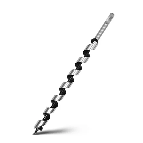 Miniatura 24 de Broca helicoidal de 0.94 x 11.8 pulgadas para madera, broca helicoidal con vástago hexagonal para madera blanda, madera dura, plástico