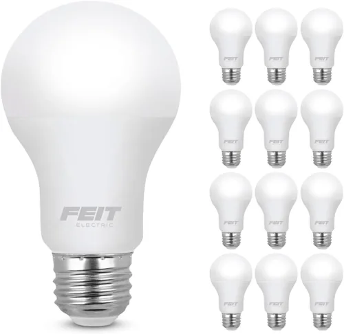 Miniatura 14 de Feit Electric Bombillas LED A19, equivalente a 100 W, no regulables, 1500 lúmenes, base estándar E26, blanco suave de 2700 K, 80 CRI, vida útil