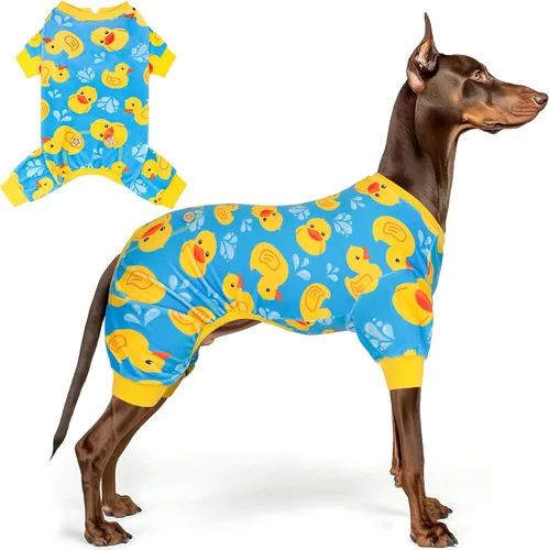 Miniatura 21 de KYEESE - Pijamas de terciopelo para perros y mascotas, ropa suave, abrigo para perros pequeños, mameluco cómodo y elástico, disfraz