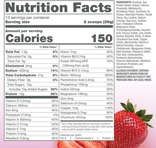 Miniatura 3 de Naturade Proteína de soja total en polvo, 0.53 onzas de proteína y 150 calorías por porción, soja sin OMG, 0.00 oz de grasa trans, sin lactosa
