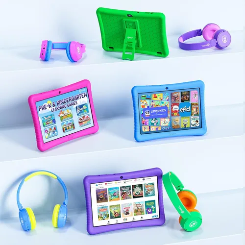 Miniatura 7 de Contixo K102 - Paquete de tabletas para niños de 10 pulgadas, auriculares inalámbricos para niños, 32 GB, aplicaciones educativas de aprendizaje