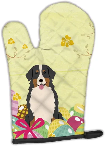 Miniatura 185 de Caroline's Treasures BB2732OVMT Dog House Collection Border Collie - Guante de horno grueso resistente al calor para sartenes calientes y horno