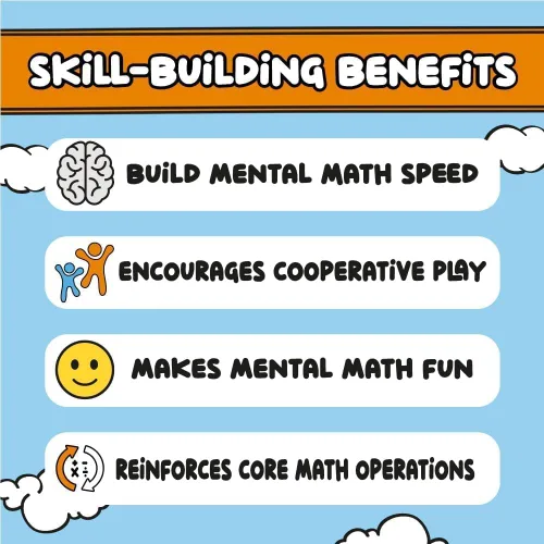 Miniatura 8 de ¡Explotación matemática! Juegos matemáticos geniales para niños de 8 a 12 años - Divertido juego educativo de matemáticas mentales para el hogar