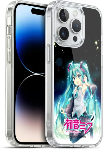Miniatura 104 de Head Case Designs Licencia Oficial Hatsune Miku Gráficos Lindos Carcasa de Gel [Protección de Grado Militar] Compatible con Apple iPhone 7