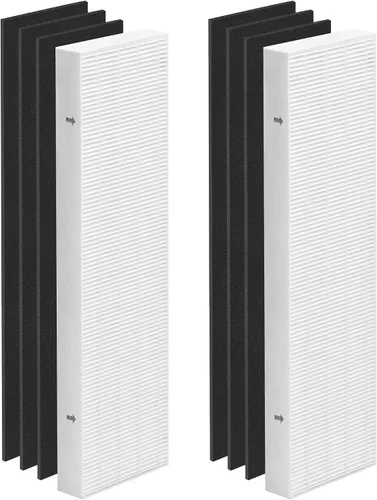 Zouwhaso 2+6 Aera Max 100 filtro HEPA de repuesto compatible con Fellowes AeraMax 90 100 DX5 DB5 Puri-fier de aire True HEPA filtro de aire, parte #