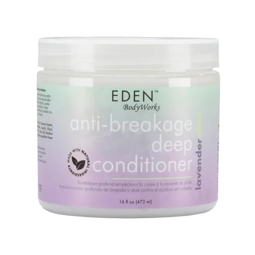 EDEN BodyWorks Acondicionador profundo anti-rotura de aloe lavanda (16 onzas) - Tratamiento capilar para fortalecer y mejorar la elasticidad del
