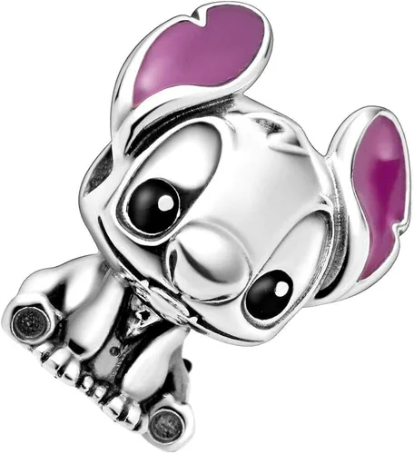 Miniatura 4 de Bellestory Abalorio de plata de ley 925 con esmalte color morado