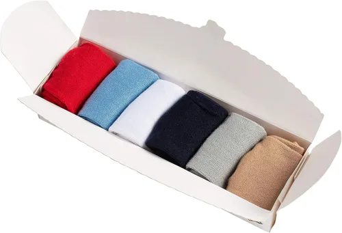 Miniatura 3 de Silky Toes Calcetines de bambú para bebés, conjunto de regalo para bebé, 6 pares