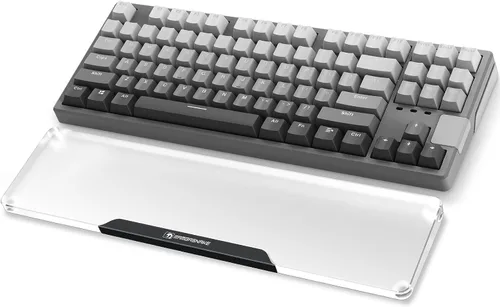 Miniatura 18 de Reposamuñecas acrílico para teclado profesional - Teclado compacto 60% - Teclados mecánicos Reposamanos ergonómico para teclado de computadora, base