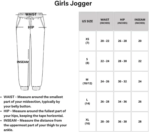 Miniatura 5 de Real Essentials Paquete de 3 pantalones deportivos de forro polar para niñas de 7 a 16 años