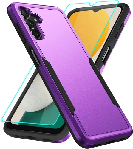 Miniatura 35 de Funda para Samsung Galaxy A12, Samsung A12 con protector de pantalla HD, [grado militar de 16 pies probada en caídas], anillo protector a prueba
