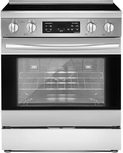 VEVOR Estufa eléctrica de 30 pulgadas, horno de 4.8 pies cúbicos de capacidad, estufa de cocina de acero inoxidable compacta independiente, con 4