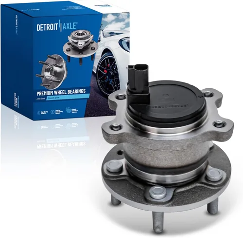 Miniatura 83 de Detroit Axle - Buje de cojinete de rueda delantera para Mazda 3 Sport 14-18, 16-20 CX-3, cojinete de rueda y conjunto de cubo 2016 2017 2018