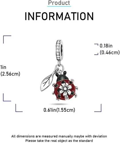 Miniatura 127 de LUXILLA Abalorio de plata de ley 925 para madre, hija, abuela, para familia, amor, madre, hija, abuela, para pulseras, collares, dijes, abalorios
