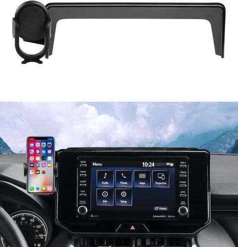Miniatura 23 de Autorder Soporte de teléfono para automóvil para Accesorios Toyota RAV4 2019-2025 Montaje de Teléfono pantalla de 7/8 pulgadas Soportes de teléfono