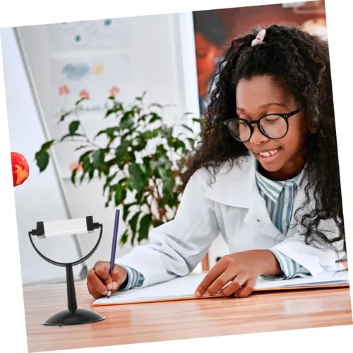 Miniatura 4 de 1set Triple Prisms Teaching Demonstrator with Stand for Light Refraction Experiments Physics Education Optical Tool for Classroom Learning and