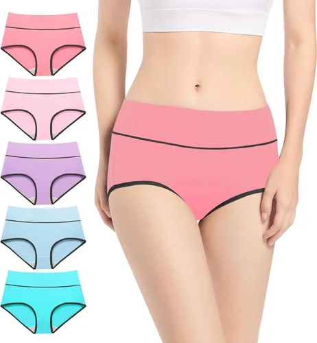 Migbean high Waisted Underwear for Women - Womens Underwear,Panties for Women,Plus Size Underwear for Women,Women's Panties
