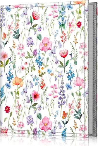 Miniatura 12 de Fintie Photo Album 4x6 Photos - 52 Pockets Small Mini Capacity Premium Vegan Leather Cover, Portable Wallet Albums for Family Wedding Boys Girls
