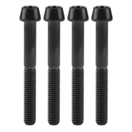 Miniatura 22 de Titanio Ti M6 x 10 16 18 20 25 30 35 40 45 50 55 60 2.559 in Allen - Tornillos hexagonales de 2.559 in, tornillos cónicos, paquete de 4