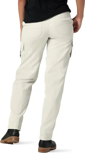 Miniatura 3 de Lee Pantalón cargo Petite Flex to Go con costuras de tiro medio para mujer