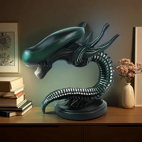 Miniatura 2 de Lámpara de escritorio Xenomorph Alien, lámpara decorativa para dormitorio y hogar, lámpara coleccionable Alien, lámpara decorativa para el hogar
