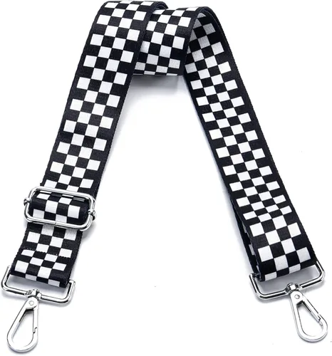 Miniatura 24 de Correa de Bolso Ancha Correa de Hombro Ajustable Correa de Repuesto Cruzada Correa de Bolso de Hardware Plateado