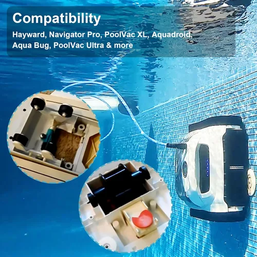Miniatura 3 de AXV621DAT - Kit universal de turbina con marco A, compatible con Hayward Aquabug Navigator Pro Wanda The Whale Diver Dave Poolvac XL Pool Vac
