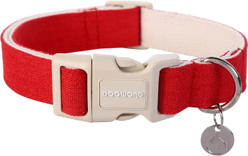 Miniatura 42 de DOGWONG Collar de perro de San Valentín, collar de perro con estampado de corazones para perros grandes, lindos collares de primavera, hembra