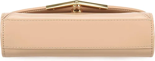 Miniatura 6 de DEXMAY - Bolso de mano de noche para mujer, de charol sintético, plegable, bolso formal