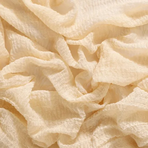 Miniatura 6 de Socomi Camino de mesa beige de gasa de verano de 120 pulgadas, rústico bohemio, camino de tela de queso para bodas, fiestas, baby shower, centro
