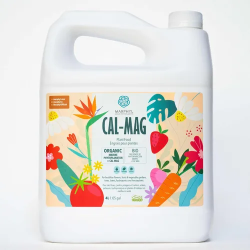 MARPHYL Fertilizante líquido orgánico CALMAG, calcio + magnesio, corrige las deficiencias comunes de las plantas, para jardín, flores, verduras,