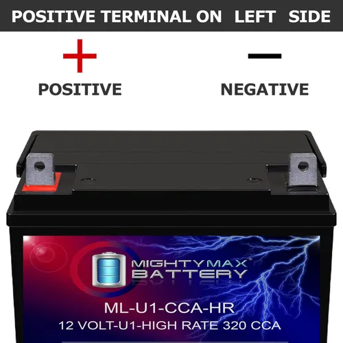 Miniatura 5 de Mighty Max Battery ML-U1-CCAHR 12V 320CCA Batería para Cortadora de césped Toro Time Cutter SS4235