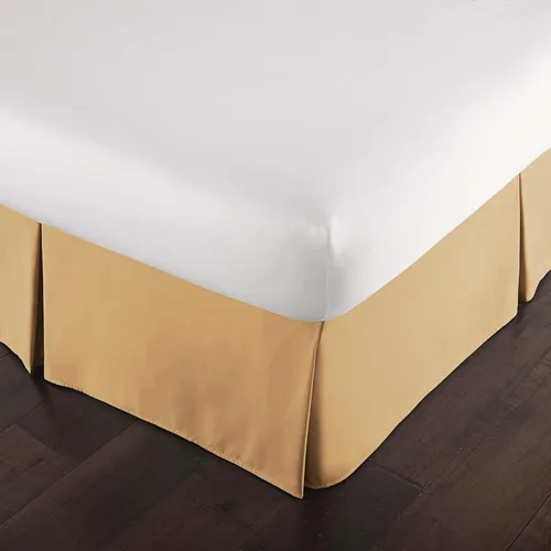 Miniatura 18 de Southshore Fine Linens VILANO Springs faldón para cama plisada, 15 pulgadas, Microfibra, Blanco brillante, gemelo