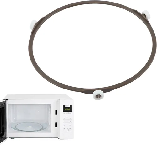 Miniatura 3 de Anillo giratorio de microondas, accesorios para microondas, bandeja para horno de microondas, anillo de soporte giratorio de soporte de rodillo