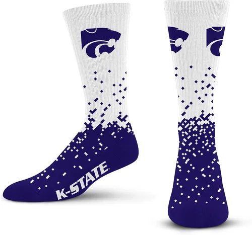 Miniatura 32 de For Bare Feet Calcetines de la NCAA para niños y niñas, unisex, Spray Zone Crew, para jóvenes