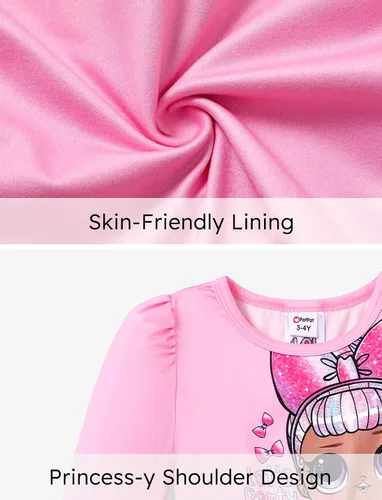 Miniatura 6 de L.O.L. Surprise! Vestidos de malla tutú para niñas con mariposa y purpurina para fiesta, vestido de tul de manga larga, regalo de cumpleaños