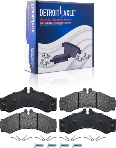 Miniatura 32 de Detroit Axle - Kit de freno trasero para Toyota Camry 2012-2017, Avalon Lexus ES300h ES350 2013-2018, repuesto de pastillas de freno de cerámica