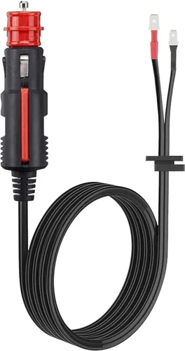 Enchufe de alimentación para enfriador termoeléctrico de 12 voltios, repuesto de 12 V, piezas de enfriador Coleman de 9.8 pies con fusible de 15 A,