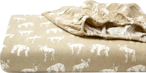 Miniatura 4 de Eddie Bauer Flannel Collection - Juego de sábanas de algodón, preencogido y cepillado para mayor suavidad, comodidad y sensación de calidez