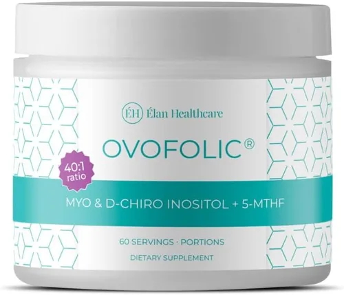 Suplemento de inositol para mujeres - Apoya la fertilidad, el equilibrio hormonal y el ciclo menstrual, mio-inositol, D-Chiro inositol, folato