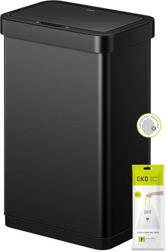 Miniatura 10 de EKO EcoSmart - Basurero de cocina alto y grande, 80L/21.1 G de alta capacidad, cubo de basura con sensor de movimiento cuadrado suave sin contacto