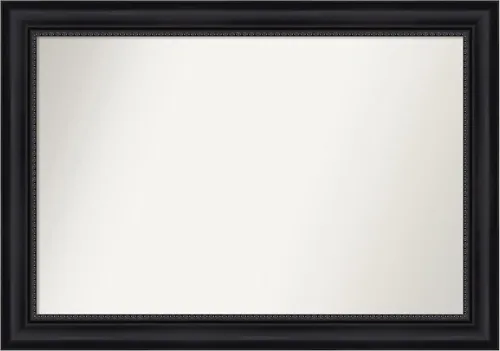Miniatura 82 de Amanti Art Espejo personalizado, espejo de baño negro Astor, espejo de pared o espejo de tocador de baño sobre el fregadero (25 x 25 pulgadas)