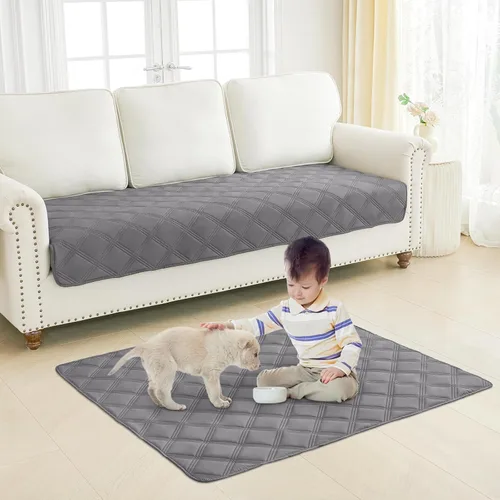 Miniatura 7 de Smiry Manta Impermeable para Cama de Perro 30x70, Manta Suave Reversible para Mascotas, Cubierta Lavable a Prueba de Fugas para Gatos y Perros