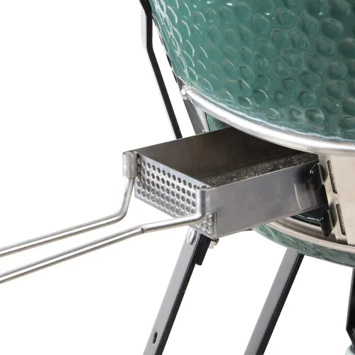 Cajón de cenizas deslizante mejorado para accesorios Big Green Egg Herramienta de limpieza de cenizas, piezas de repuesto de huevos verdes, acero