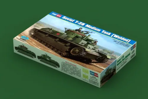 Miniatura 2 de Hobby Boss 1/35 T-28 Soviético Tanque Medio (soldado) Kit