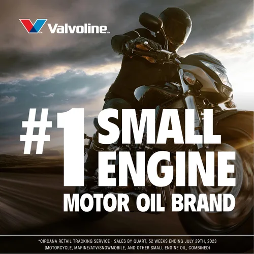Miniatura 4 de Valvoline Aceite de motor sintético completo para motocicleta de 4 tiempos 20W-50, 1 cuarto de galón