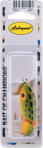 Miniatura 2 de Arbogast Jitterbug Topwater Bass - Señuelo de pesca para pesca nocturna Rana de panza amarilla