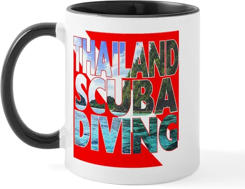 Miniatura 18 de CafePress Scuba Flag Diver Taza de café de cerámica de 11 oz (11.0 fl oz)